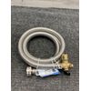 New SharkBite1 /2" x 3/4 x 60" Brass Washing Machine Installation Kit 26004
