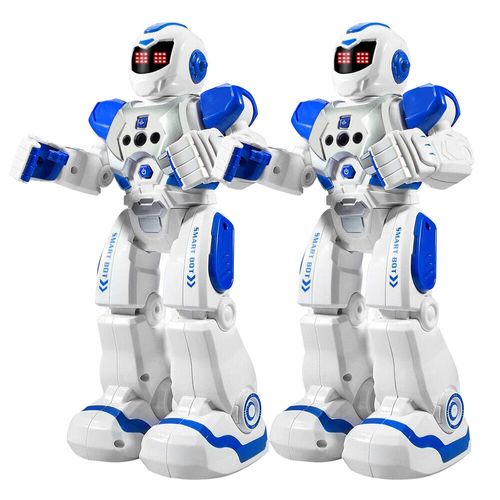 2PCS Gesture Sensing Programmable Remote Control RC Robot Kids Boys Girls Toy