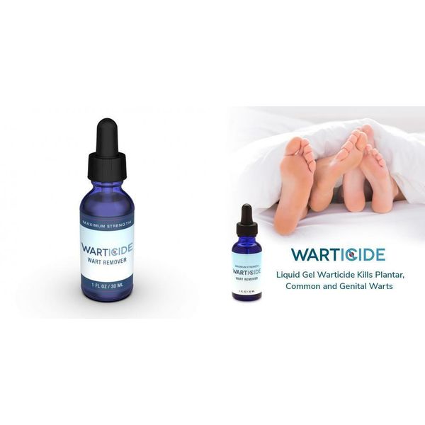 WARTICIDE Fast-Acting Wart Remover - Plantar and Genital Warts 1 Bottle