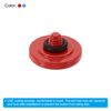 PATIKIL Camera Shutter Button, 2 Pack Soft Shutter Release Button Pure Copper Camera Button Concave Suitable for Nikon for Fujifilm for Leica DSLR/SLR Camera, Red Blue