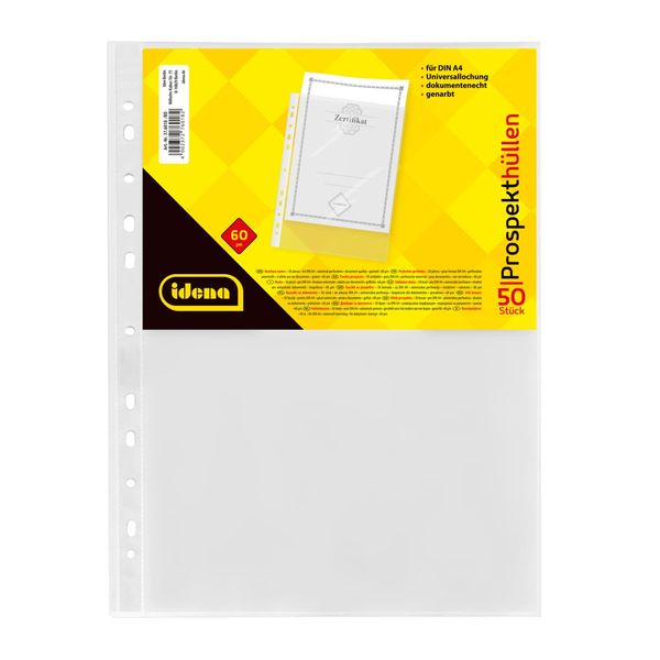 Idena, brochure Covers, DIN4, 10010 50 Items, Grained