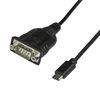 StarTech.com USB-C auf Seriell Adapter mit COM Retention - USB C zu RS232 Kabel - USB C zu DB9 Kabel - Windows / MacOS / Linux kompatibel