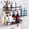 5 Pack Shower Caddy Adhesive Shower Organizer for Bathroom Storage & Kitchen