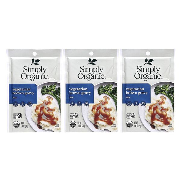 Vegetarian Brown Gravy Mix , 3 Pack, 1 oz (28 g) Each