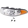 LH & RH Headlight For Buick LeSabre 2000-2005 Halogen w/ Bulbs Smooth High Beam