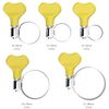 25 PCS Adjustable Handle Hose Clamps,Stainless Steel Pipe Clamps