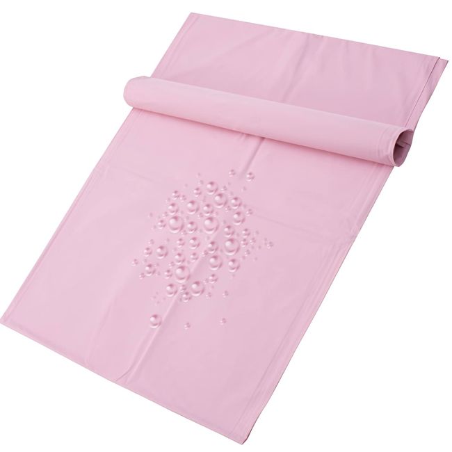 Waterproof Sheets, Lotion Mat, Bedwetting Sheets, Esthetic Waterproof Mat, For Oil Massage, Lotion Sheets, Bedwetting Mat (Pink 2*1.3m)