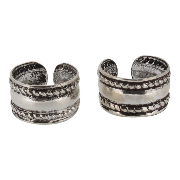 Touch Jewellery 925 Sterling Silver Bali Ear Cuffs