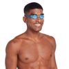 Zoggs Racer Titanium Blue Light Blue Mirrored Clear