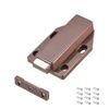 uxcell Single Touch Catch Magnetic Latch for Cabinet Door Cupboard Brown 2pcs
