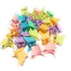 20 Butterfly Mini Hair Claw Clip Pastel Multi Coloured jaw Hair Clips accessories for Women Girls and Kids, 20x15x20cm