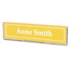 deflecto Superior Image Cubicle Nameplate Sign Holder, 8.5 x 2 Insert, Clear