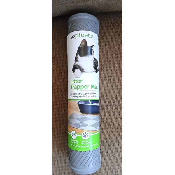 SOPHRESH Cat Litter Mat Non-slip Pet Litter Trapper 23"x13"/NEW