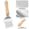 Yardwe Stainless Steel Uncapping Fork Beekeeping Equipment Beekeeping Needle Bees Fork Honey Comb for Beekeepers Tools