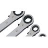 Neilsen CT1624 5 Piece Offset Ratchet Ring Spanner Set, Silver