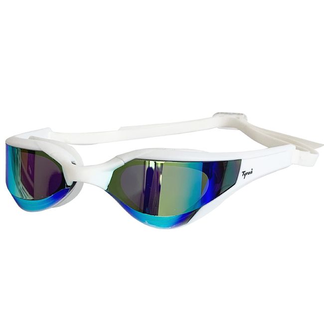 Tyron Schwimmbrille Performance Predator (weiß/metallic)