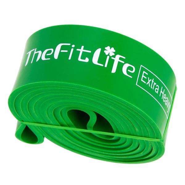 TheFitLife Pull-Up Resistance Bands, Pull-Up Assist Exercise Bands for Strength Training (Green)