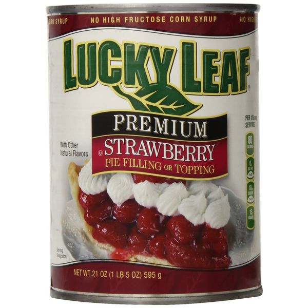 Lucky Leaf Premium Pie Filling, Strawberry, 21 Ounce