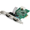 StarTech.com RS232C Serial Adapter Card / PCI Express / 2 Port / 16950 UART / Standard Profile (Includes Low Profile Bracket) / Windows & Linux / Serial Expansion Card PEX2S953