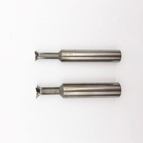KLOT Solid Carbide Dovetail Milling Cutter 2mm-20mm 45°60°75° End Mill Uncoated for Aluminum/Copper (5mm 60° L50mm)