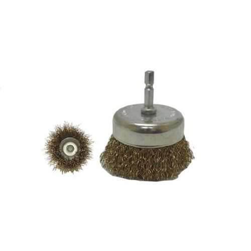 The Main Resource - Wire Cup Brush 3 1/4 In. Shaft 10000 Rpm (MI983)