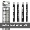 Pentel Arts Brush Pen Black Grey Case