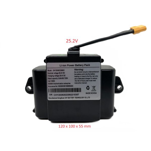 CHY Jetson Rogue Hoverboard Battery 25.2v / MAXOAK Jetson JV12 match 29v Charger