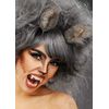 Magic Box Womens Grey Fluffy Wolf Ears on Hair Clips
