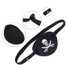 Soft Comfortable Pirate Eye Pirate Eye Patch Mask Skull and Cross Bones with Adjustable Strap