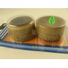 60mm Dark Wood Grain Castor Cup Tpr