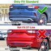 Front Rear Black Mud Flaps Splash Mudguards Direct Fit For Ford Escape 2020-2024