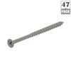 #10 X 4 In. Philips Bugle-Head Coarse Thread Sharp Point Polymer Coated Exterior