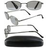 High-Powered Premium Readers for Men: +5.00 Magnification Aspheric Lenses Silver
