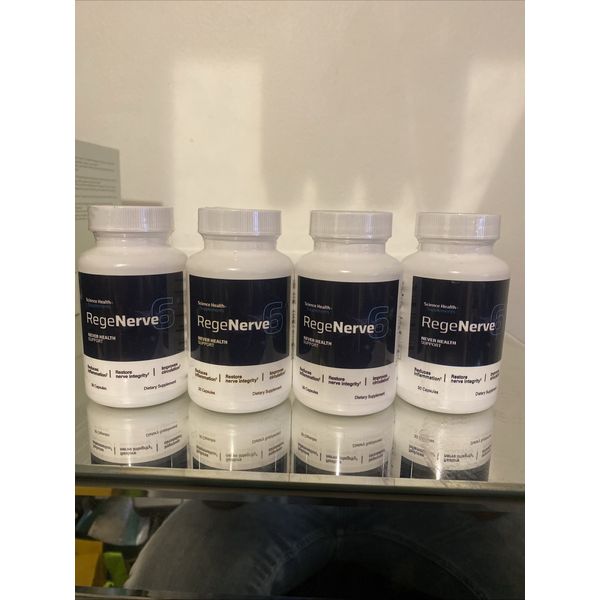 (4 Pack) RegeNerve6 Nerve Health,reduces Inflammation,restore Nerve Integrity