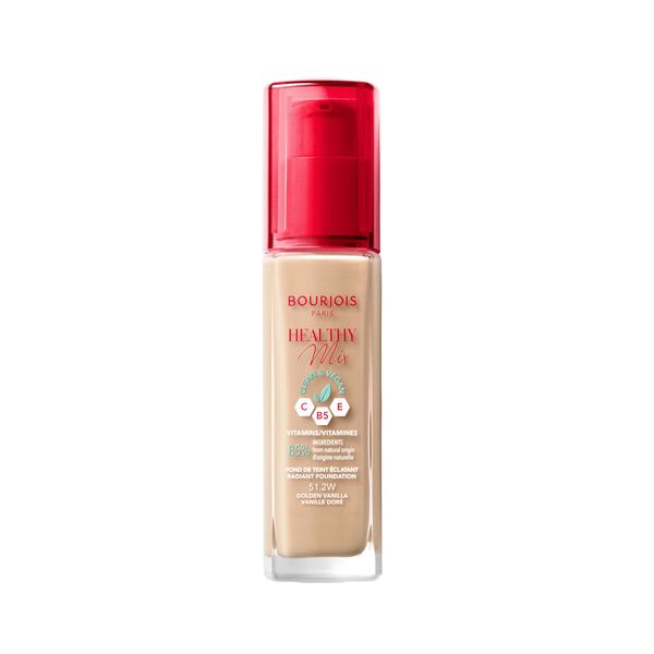 Bourjois Fondotinta Healthy Mix Clean, 51.2W Golden Vanilla, 30 ml