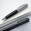 Sheaffer 300 - refillable rollerball pen, glossy black lacquer, polished chrome cap