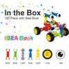 STEM Building Toys 180 pcs Educational Learning Toys  with Large Storage Box