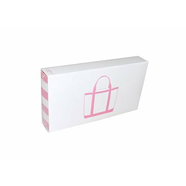 The Joy of Light Designer Matches Pink Beach Bag on White Embossed Matte 4" C...