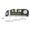 Laser Level Ruler, Multipurpose Vertical Horizon Measure Tape Aligner Laser line