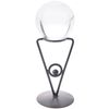 Bard's Dark Gray Wrought Iron Egg Stand/Holder, Triangle Leg, 2" Diameter