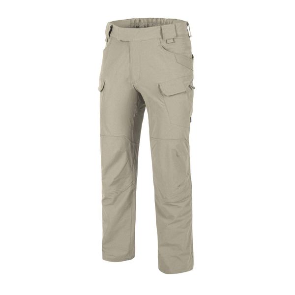 Helikon-Tex OTP Outdoor Tactical Pants - Water Resistant Ripstop Mens Cargo Pants - Outback Line - Lightweight, Hiking, Law Enforcement, Work Pants, Khaki Waist 42 Length 34