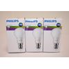 Philips CorePro B22 Bayonet Light Bulb, A Shape, Warm White, 6.5W LED 60 W Equivalent, 3 Pack