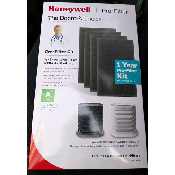 Honeywell Air Purifier A Pre Filter 4 Pack Replacement for HPA Series Models