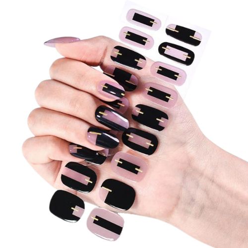 COLORBIRD JK203 Gel Nail Seal, Hardening Type, Hand Use, Nail Seal, Gel Nail, Just Stick, BLACKPINK