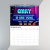 Personalised Wall Calendar. New York A4 calendar