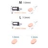 Glasses Nose Pad Sticker, No Trace on the Nose, Puffy, Prevents Glasses from Slipping Off, 16 Pairs, nude