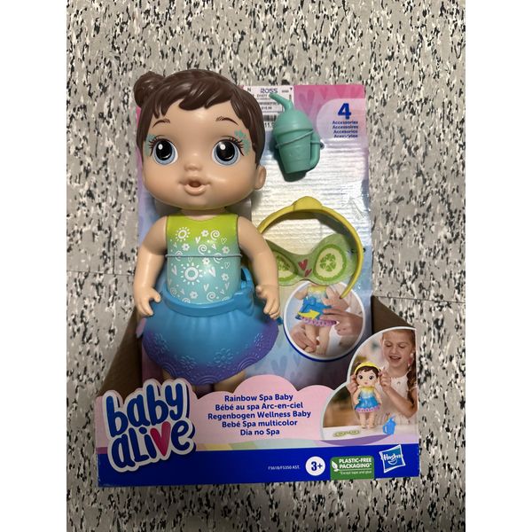 Baby Alive Rainbow Spa (Brown Hair)