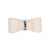 Susan Lanci Hair Bow (Small, Beige)