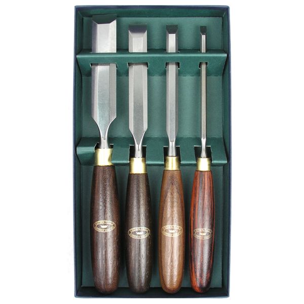 Crown Tools 174R / Big Horn 21000 4 Piece Boxed Chisel Set