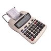 Victor Printing Calculator, 1208-2 Compact and Reliable Adding Machine with 12 Digit LCD Display, Battery or AC Powered, Includes Adapter,White